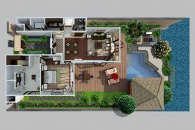 One Bedroom Lagoon Villa